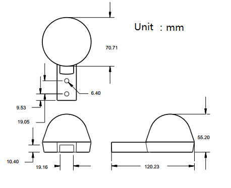 RS-100 Awning Rain Sensor with and Max instantaneous 0.4mm/s Input Voltage 12V/24VDC