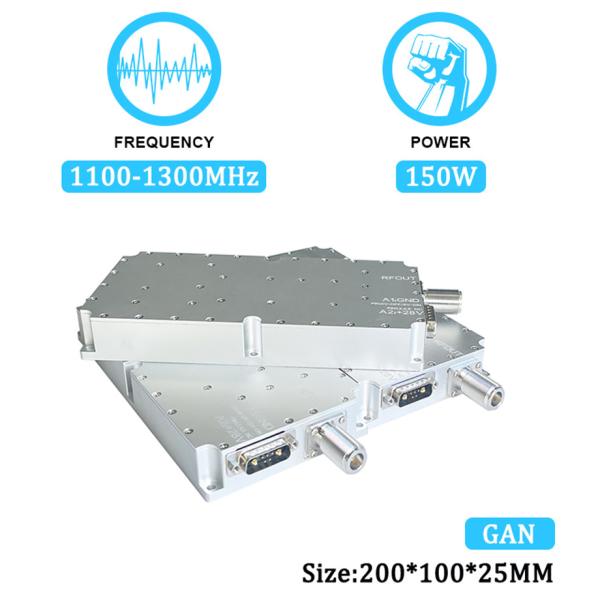 150W 1100-1300MHz PA Power Amplifier Signal Blocking Device Anti Drone Fpv Uav Drones Module With GAN And Isolation Protector