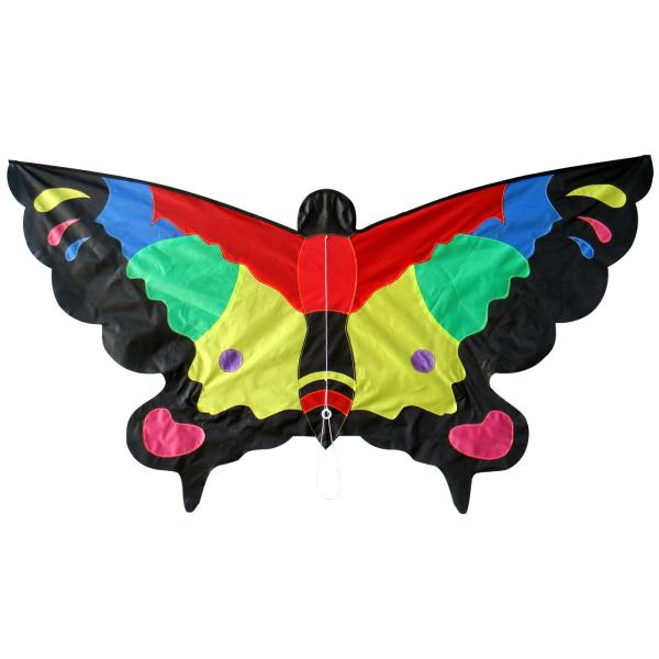 137*79cm Butterfly Kite With Two Tail Nylon Or Polyester Material Easy Control