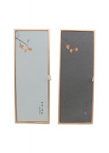 China Gloss Varnish Gray Cardboard Paper Gift Packaging Box 1200GSM wholesale