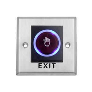 China Waterproof No Touch Exit Button , Square Push To Exit Button With Timer wholesale