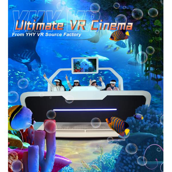 Family Theater 9D VR Simulator Cinema For 4 Players 200 Games