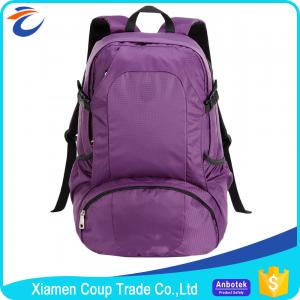 China Customized Colors Nylon Sports Bag , Light Travel Backpack For Women on sale