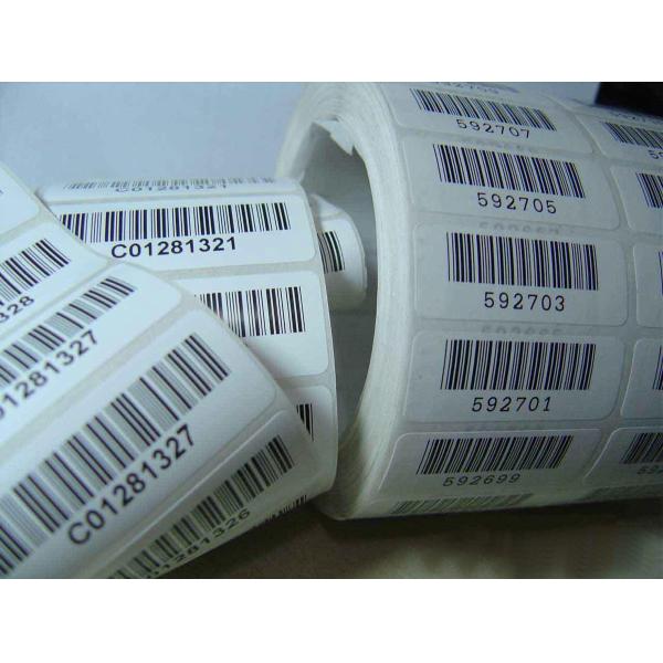 Bar code Printing Black Color Custom Printing Paper Card Environmental Paper Material Label Printing