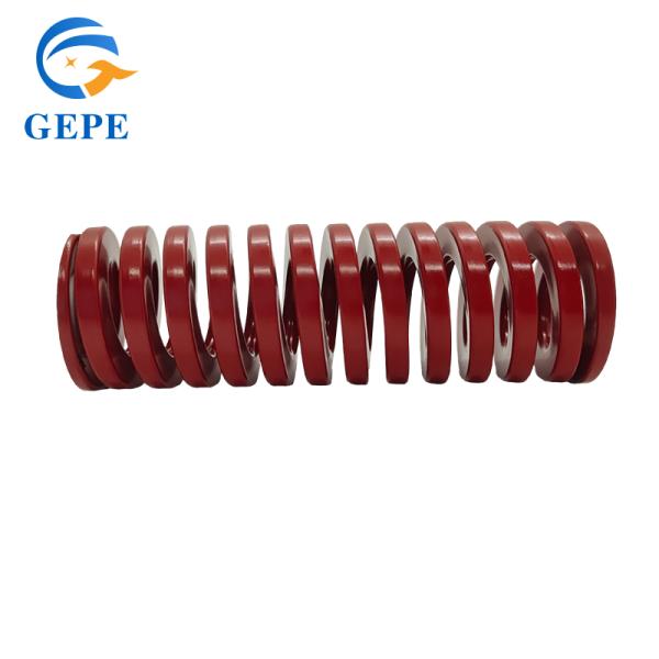Medium Load Red Mold Spring SWM TM Alloy Steel Spring High Temperature Resistant