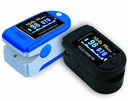Quality Oxygen 250bpm ABS Pulse Fingertip Oximeter AAA Batteries for sale