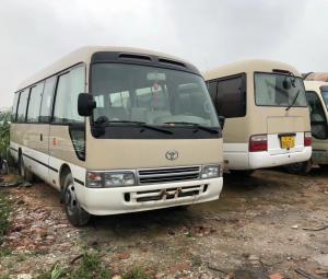 China 111 - 130 Km / H Used Coaster Bus Manual Tourists Shuttle Bus 2015 - 2018 Year wholesale