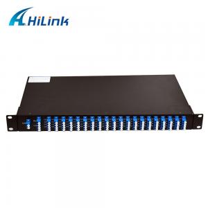 China 100Ghz C- Band DWDM Athermal AWG Mux Demux For Network Optical Multiplexer wholesale