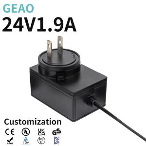 China Electronic 24V 1.9A Interchangeable Power Adapter Swappable Power Pack wholesale
