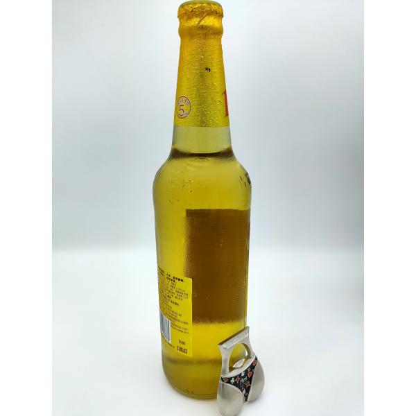 Die Casting Custom Metal Ornaments Wine Bottle Opener 2D Design