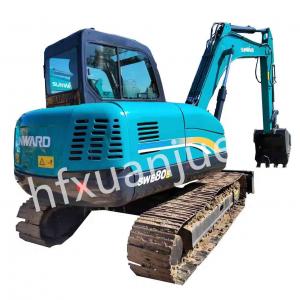 China 8 Ton Used Backhoe Equipment 2nd Hand Excavator SUNWARD 80E wholesale