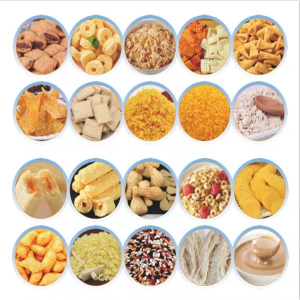 High Efficiency Corn Puff Making Machine Puffed Soybean Snack Machine Processing Line
