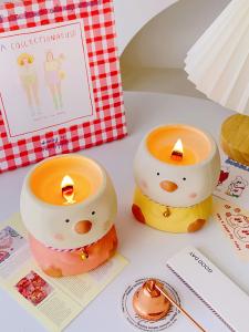 China Aromatic Ceramic Candle Holder Elegant Ceramic Candle Jar Decorative wholesale