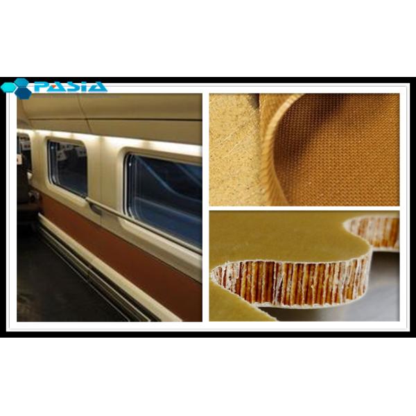Yacht / Boat Interior Construction Aramid Honeycomb Panels Basalt Fiber Prepreg Surface