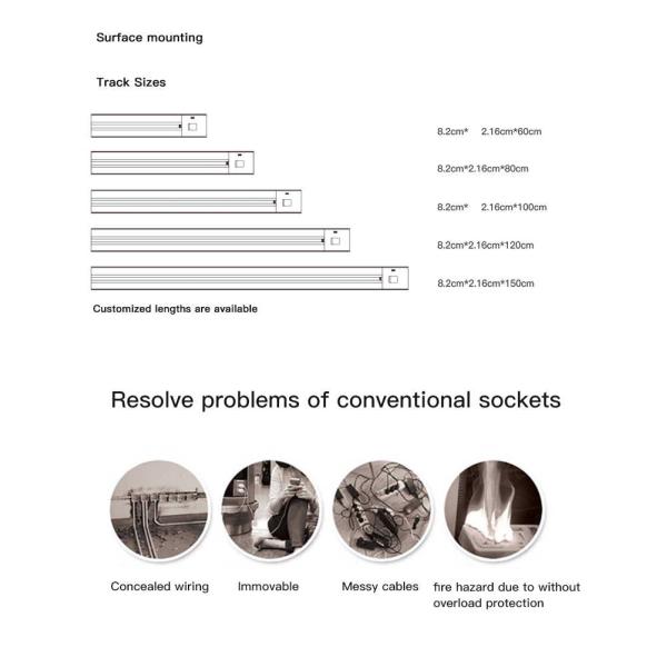 Multi Removable Socket With Overload Protect Lamp Usb Adapter Highquality UK US DE AU Standard Wall Socket With Usb Gold