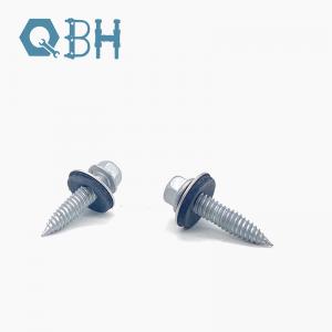 China Hex Flange Roofing Self Tapping Screw Bi Metal With EPDM Washer wholesale