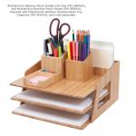high quality bamboo pencil holder using pen holder office or home