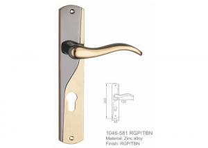 China Brass Cylinder Zinc Mortise Door Handle Stainless Steel Lock Body  Chrome Plated wholesale