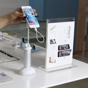COMER anti-theft alarm security displaying system for hand phone retailer shop