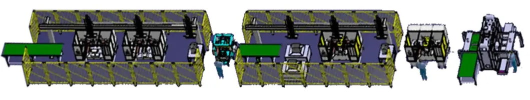 Manual loading and unloading automatic multi-head gantry wire mesh welding machine