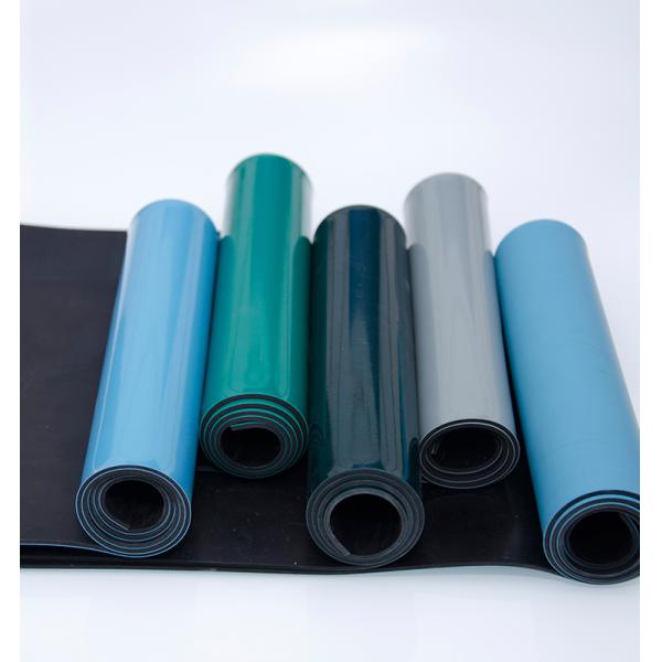 Green 1.2mx10m 2mm ESD Antistatic Rubber Mat For Workbench Table
