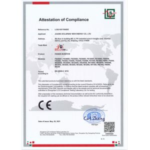 Jiaxing Solarway New Energy Co.,ltd. Certifications