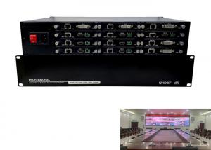 China CAT5e / 6 / 7 12 Ports HDMI HDBaseT Extender Splitter PoC Dual IR RS232 3D wholesale