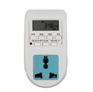 China AL-06 AC 220V -240V EU Plug Energy-saving digital programming electrical plug socket timer wholesale