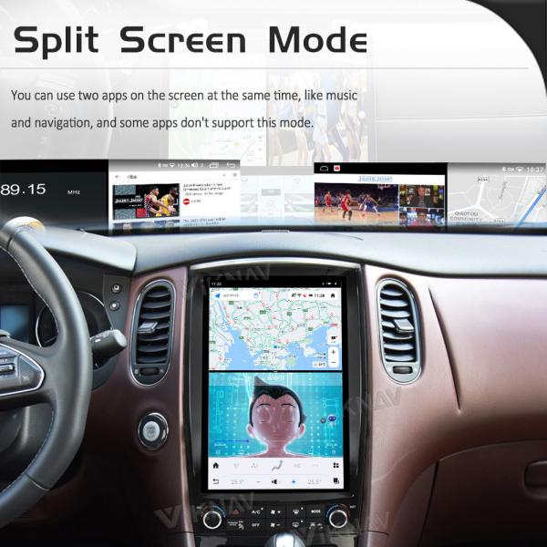 Viknav Car Radio For Infiniti QX50 EX25 (2010-2017) multimedia player Touch Screen Stereo GPS Navigation Audio