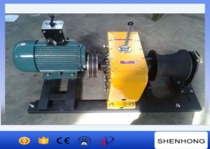 China Heavy Duty Electric Cable Pulling Winch 8 Ton 5.5KW Rated Load Two Brake Installment wholesale