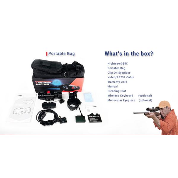 384*288 Pixel Uncooled FPGA Clip On Thermal Scope Rugged Constructed