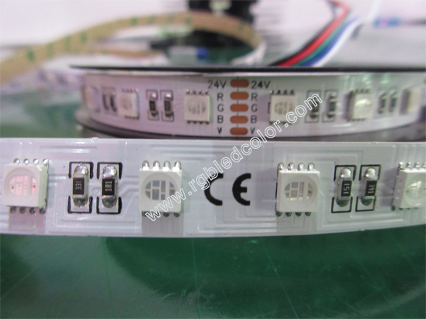 24V rgb and yellow four color chips inside one smd led strips