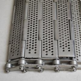 China High Load Stainless Steel Perforated Slatted Conveyor Belt Plate Chain wholesale