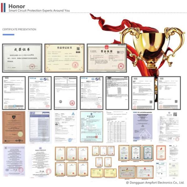 A121601 High Current Bolt On Down Forklift Fuse 125VDC 50A 60A 80A 300V For Short Circuit Pro