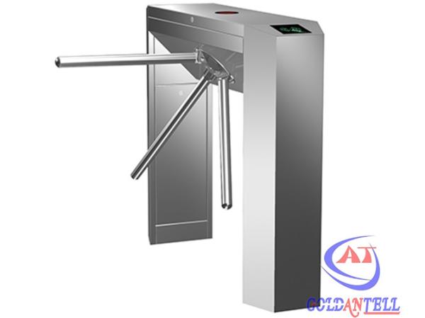 Quality Bidirectional Pedestrian Tripod Turnstile Gate With Access Control System / LED Indicator Lamp / Alarm Light for sale