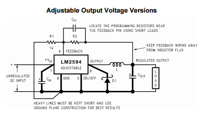 LM2594/LM2594HV Rectifier Diode SIMPLE SWITCHER® Power Converter 150 kHz LM2594MX-12
