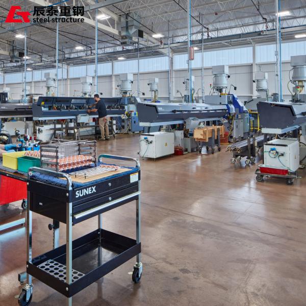 Customizable Prefab Steel Workshop Fast Installation For PEB Factories