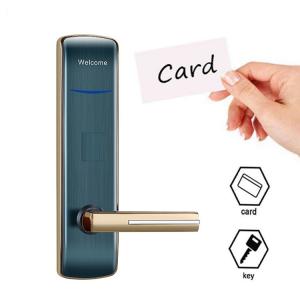 China High Security ANSI Mortise Key Card Door Locks For Hotel Airbnb Apartment on sale
