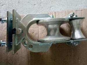 China 20 KN Transmission Line Stringing Tools Aluminum Sheave Stringing Block SHCS wholesale