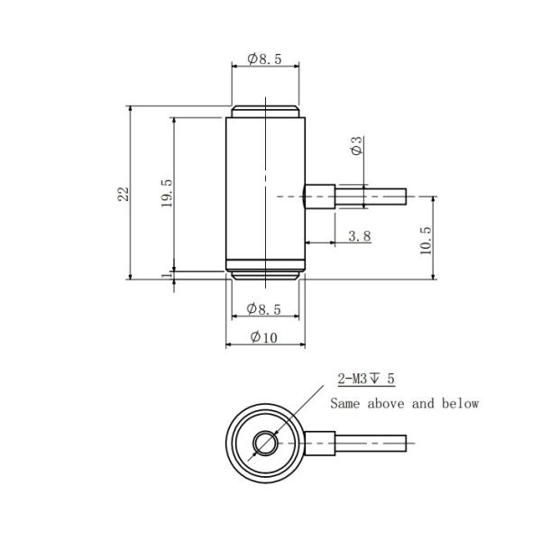 Stainless Steel Tensile Force Sensor 1-20kg 350 Ohm Load Cell
