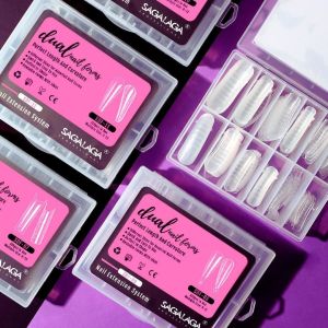 Buy cheap French Style Dual Forms Nail Mold for Poly UV Gel With Scale Full Cover Gel from wholesalers