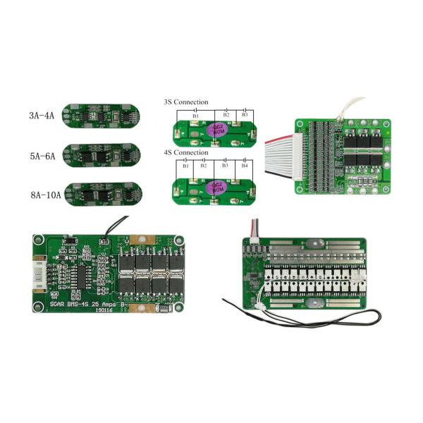 Balance 18650 Battery BMS , BMS For Lithium Ion Battery 10S 36V 16A