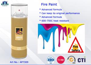 China Heat Resistance Acrylic Spray Paint  / Silicone Resin Fireproof Paint Spray 650℃ ~ 700℃ wholesale