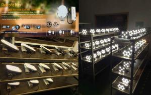 China UL DLC list 45W led parking lot lighting retrofit, batten light LED retrofit kit wholesale