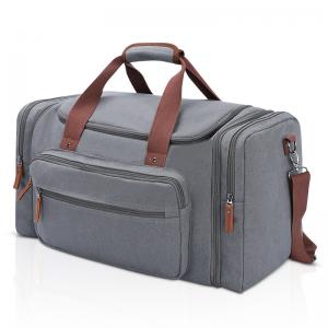 China Large Capacity Grey Suitcase Duffle Bag With Shoe Compartment wholesale