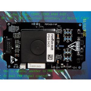 China IGBT Driver (POWER-SEM),PSPC420-17-8P, for（FF450R12ME4） dual 17mm，1200V,1700V,600A IGBT,dual PWM signal control. wholesale