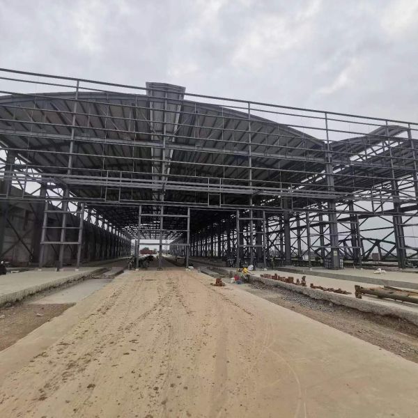 Q355 Steel Frame Roof Structure 50 120mm For storage