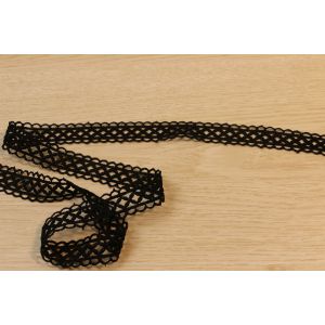Buy cheap Geometric Black Guipure Lace Trim PET Approved Oeko Tex 100 Approved from wholesalers