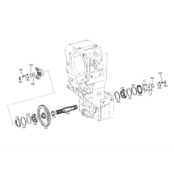 SP100061 ZF.0634303466 Sealing O Ring Grader Spare Parts