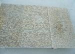 Tiger Skin Gold Yellow Granite Countertop Tiles , Granite Kitchen Tiles Polished